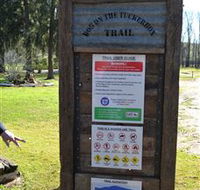 Dog on the Tucker Box Recreational Trail - Accommodation Great Ocean Road