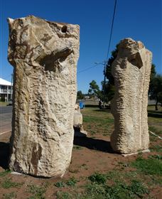 Fossilised Forrest Sculptures - Accommodation Great Ocean Road 0