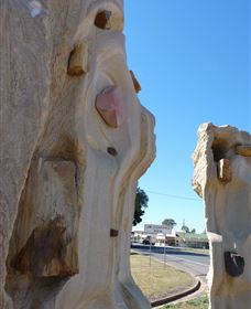 Fossilised Forrest Sculptures - Accommodation Great Ocean Road 2