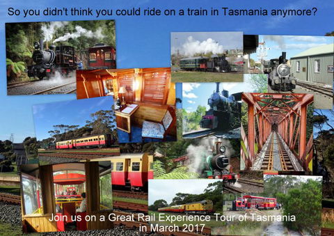 Great Rail Experiences  Tasmania Tour 2017 - Accommodation Great Ocean Road 0