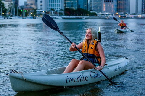 Saturday Night Brisbane Kayak Tour With Optional BBQ Dinner - Accommodation Great Ocean Road 0