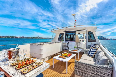 Vivid 90-Minute Sydney Harbour Intimate Catamaran Cruise With Canapes - Accommodation Great Ocean Road 2