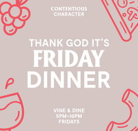 Thank God It's Friday Dinner - Vine and Dine - Accommodation Great Ocean Road