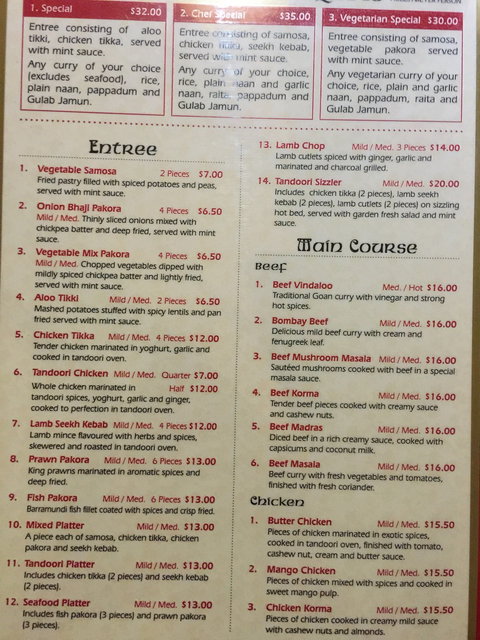 Gourmet India Restaurant - Accommodation Great Ocean Road 4