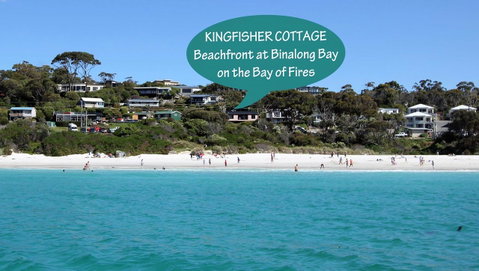 KINGFISHER COTTAGE Beachfront At The Binalong Bay - Accommodation Great Ocean Road 16