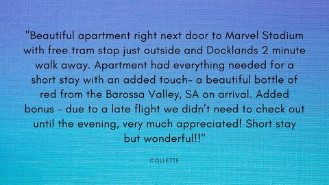 2Bedroom Apartment With Views In Docklands Next To CBD & Marvel Stadium - Accommodation Great Ocean Road 9